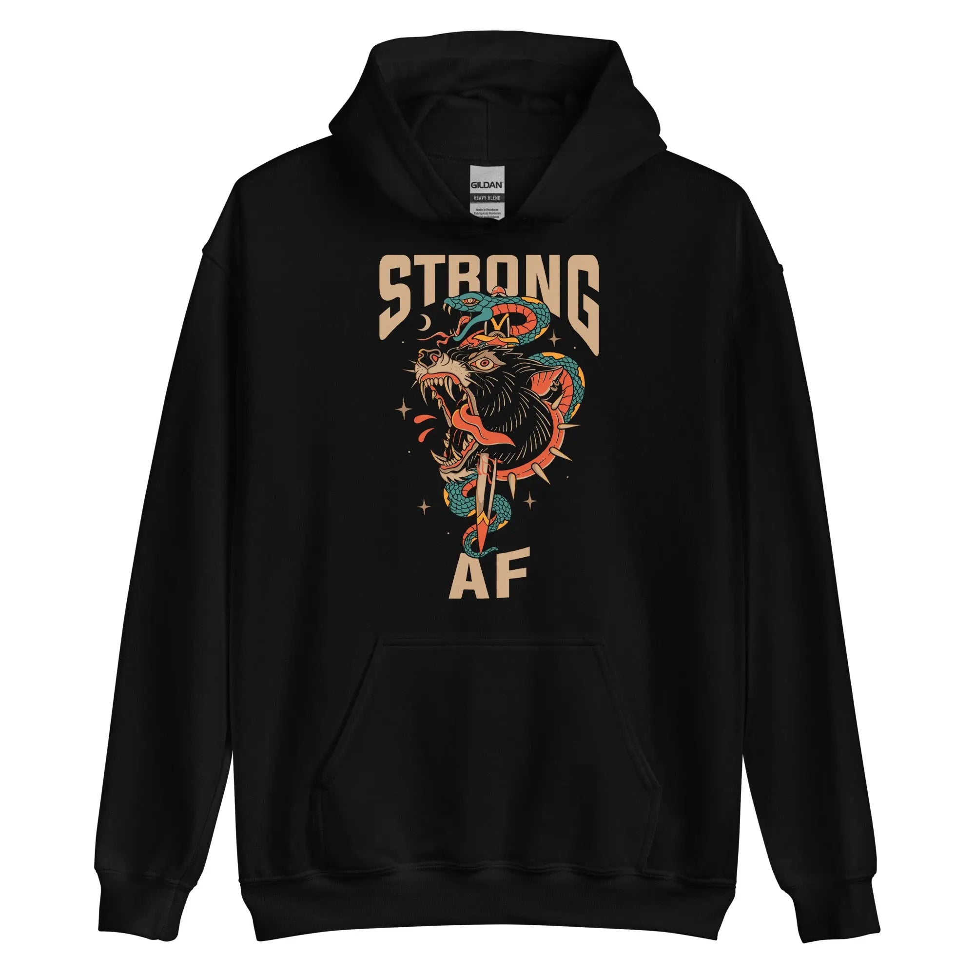 Strong AF Wolf Hoodie Strong AF Style
