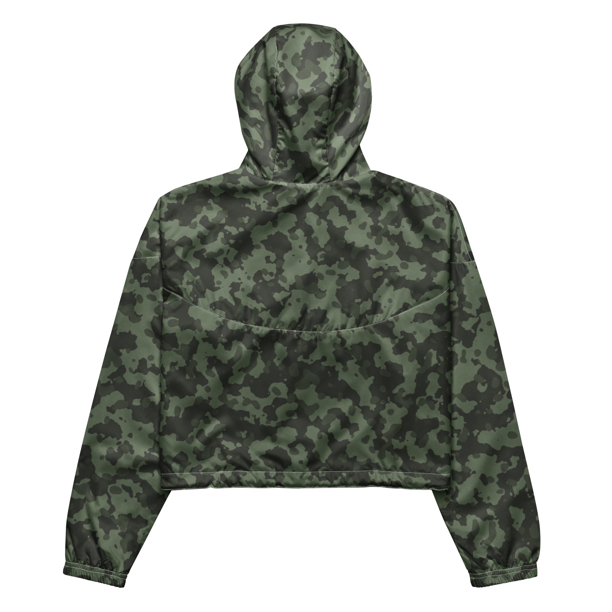 Strong AF Green Camo Hunter Orange Cropped Windbreaker Strong AF Style