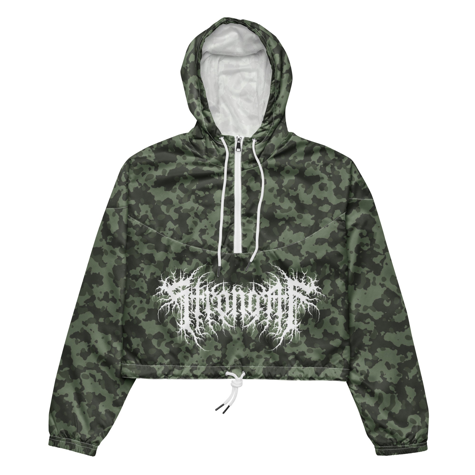 Strong AF Green Camo Cropped Windbreaker Strong AF Style