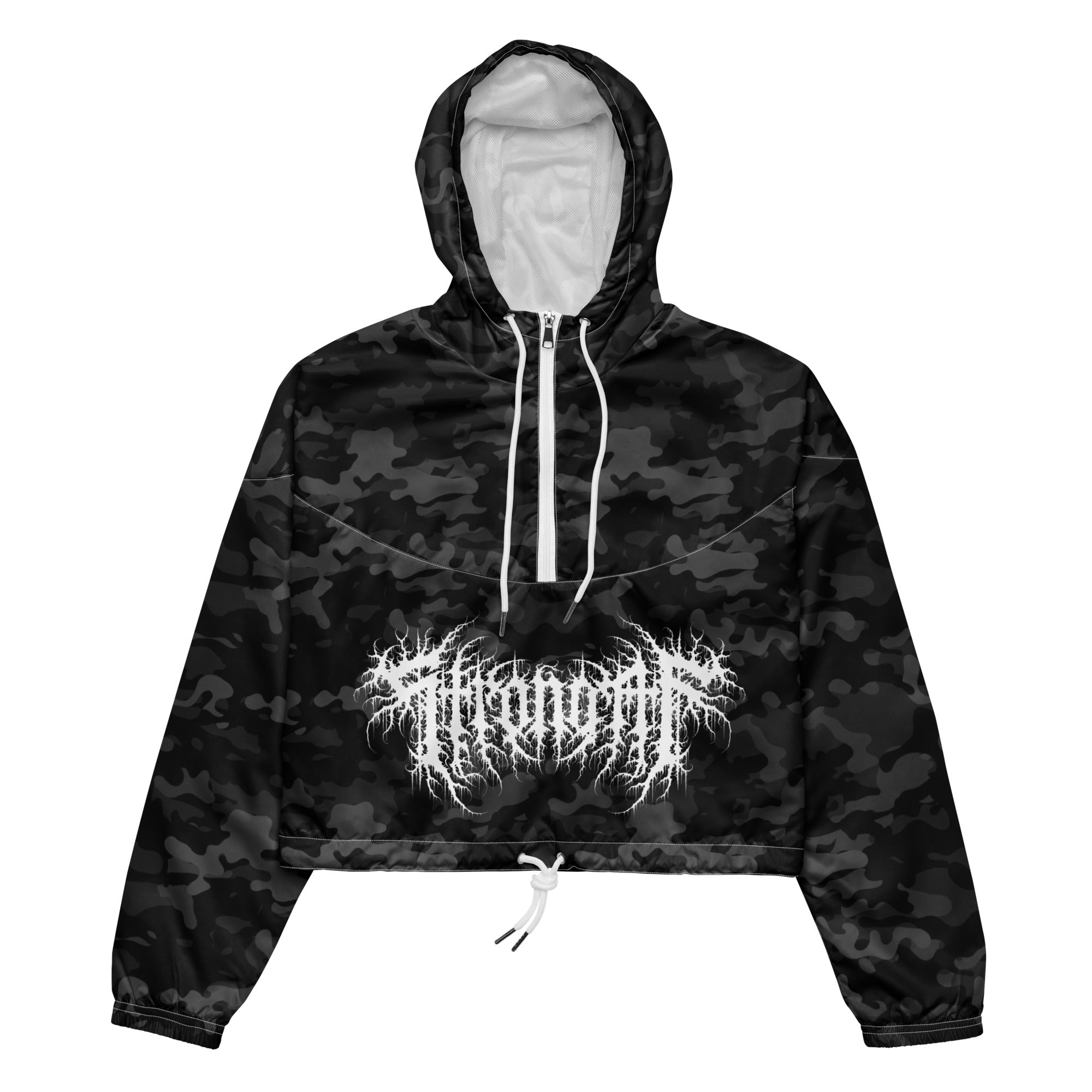 Strong AF Black Camo Cropped Windbreaker Strong AF Style