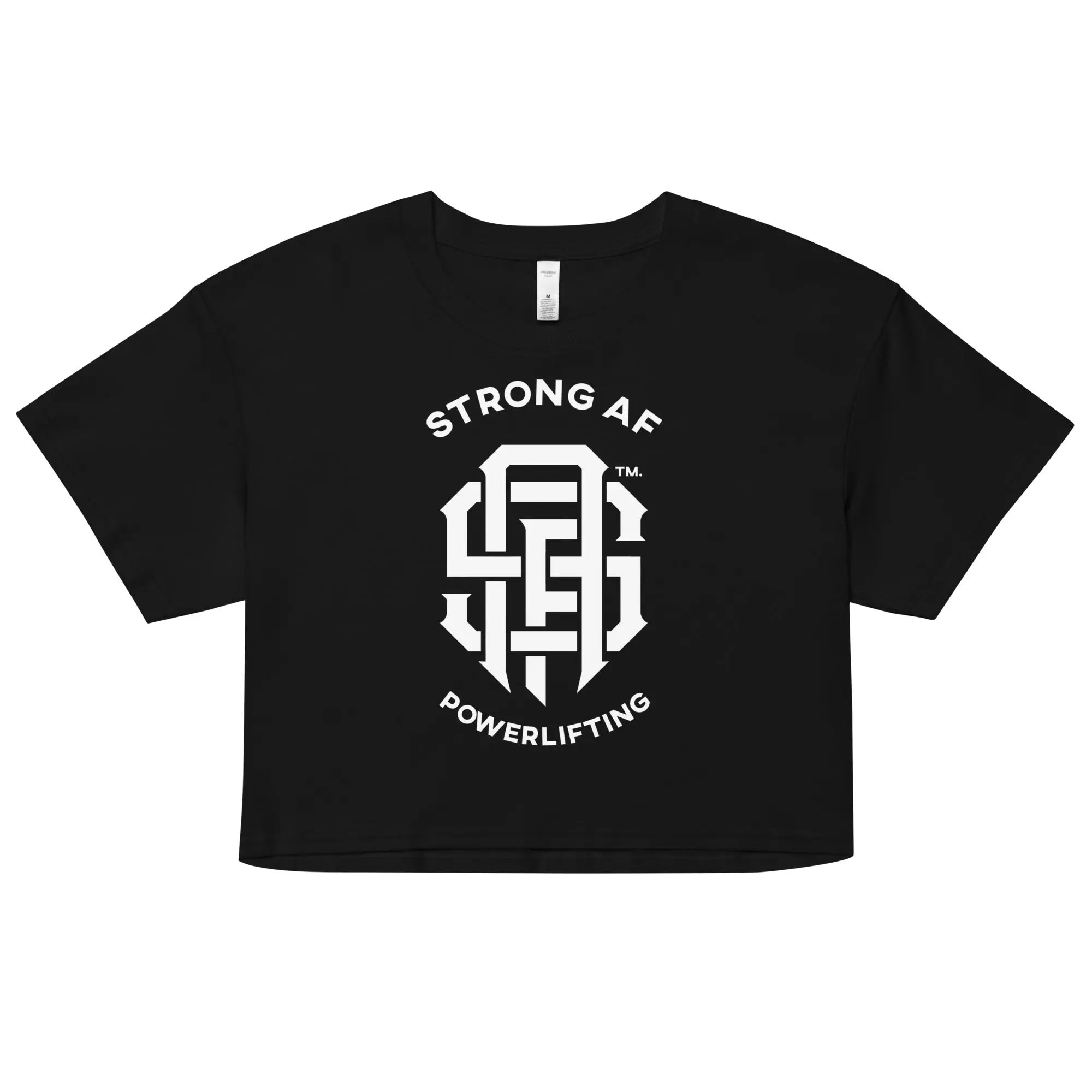 Strong AF Bold Logo Crop Top Strong AF Style