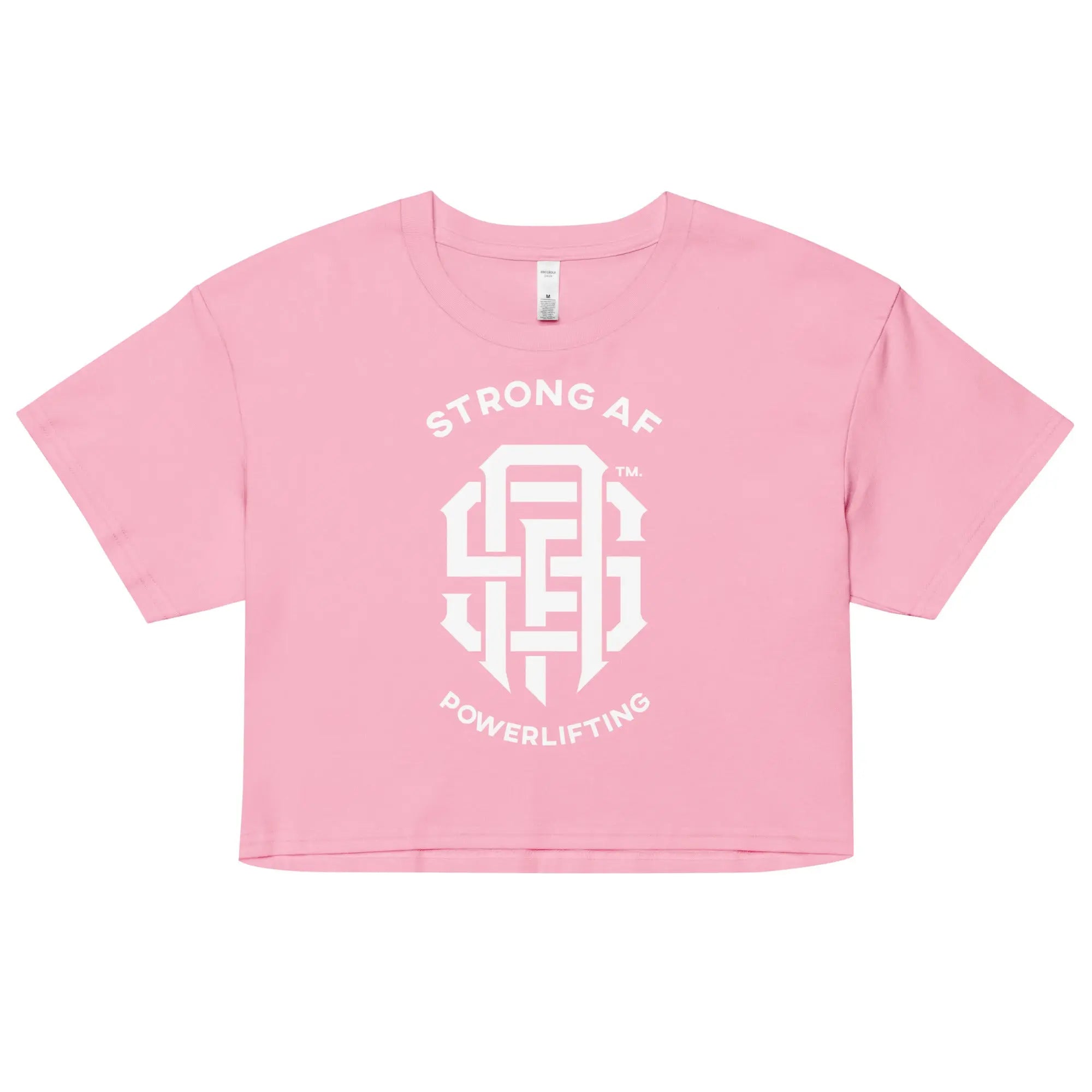 Strong AF Bold Logo Crop Top Strong AF Style