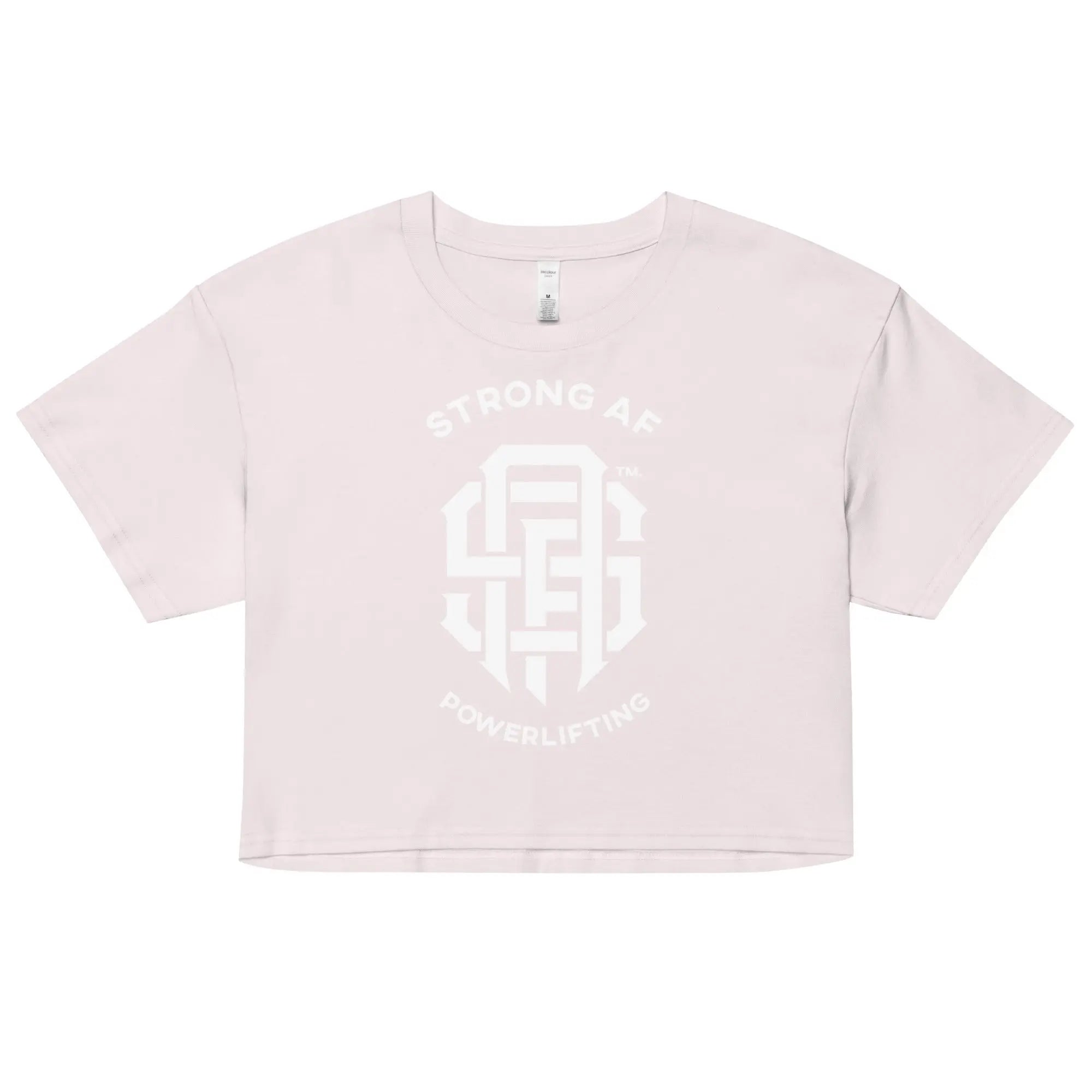 Strong AF Bold Logo Crop Top Strong AF Style