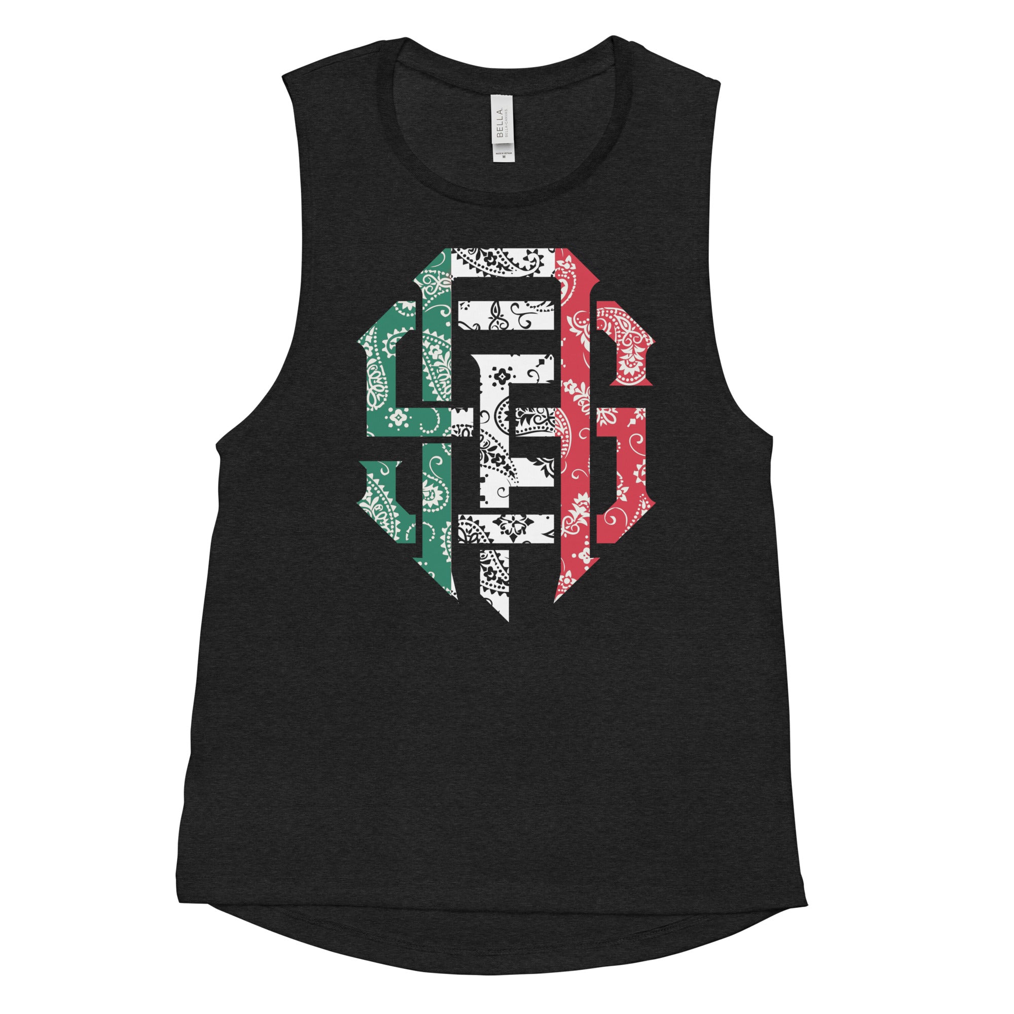 Strong AF Mexico Ladies’ Muscle Tank Strong AF Style