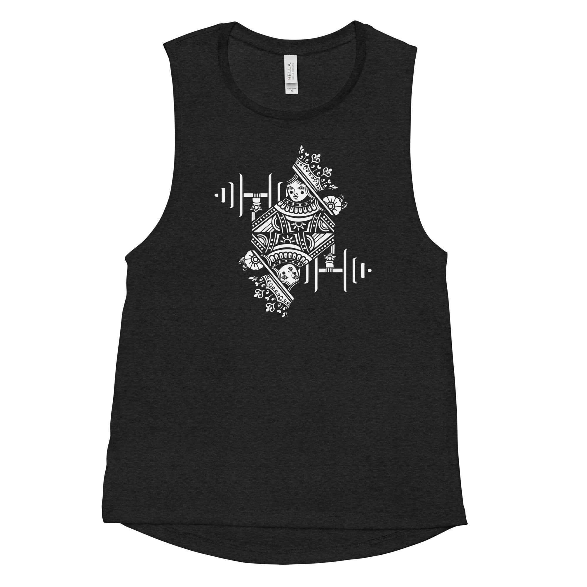 Queen of Lifts Ladies’ Muscle Tank Strong AF Style